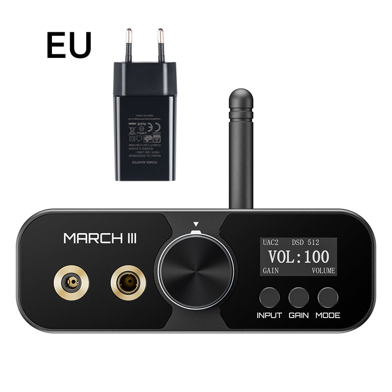 TempoTec Mach III M3-2025 HIFI USB DAC,5.2 Bluetooth DAC,Headphone Amplifier 4.4mm 3.5mm,Bluetooth Audio Receiver, DSD512/LDAC/RCA
