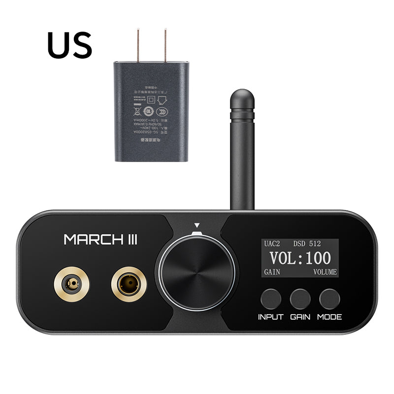 TempoTec Mach III M3-2025 HIFI USB DAC,5.2 Bluetooth DAC,Headphone Amplifier 4.4mm 3.5mm,Bluetooth Audio Receiver, DSD512/LDAC/RCA