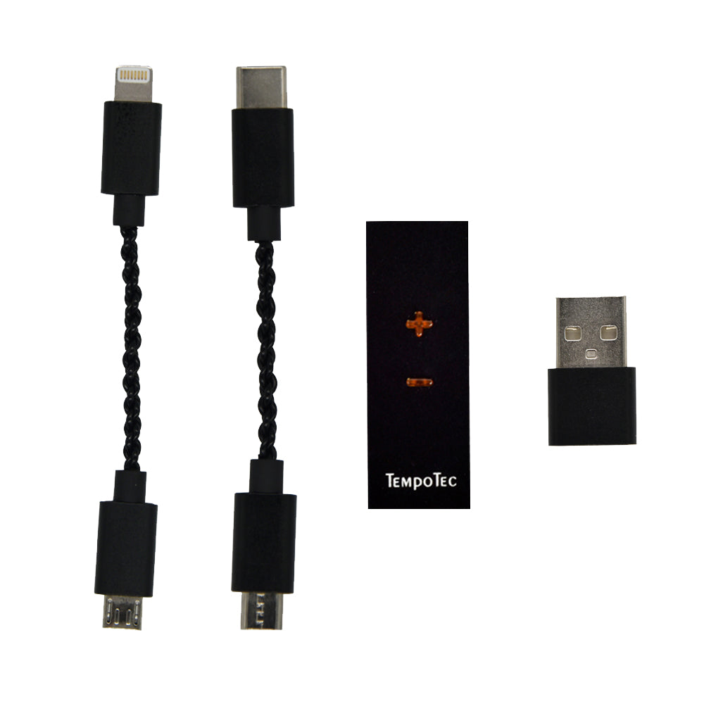 Sonata HD PRO (iOS) Packing Included: 1* Sonata HD PRO (iOS version). 1* Adapter(female type-c to maleUSB-A). 1* Hi-Res logo sticker. 1* OTG cable(micro-usb to type-c ). 1* cable(micro-usb to lightening ).